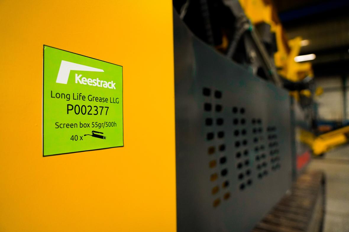 keestrac K3-5 zeef met LLG vet