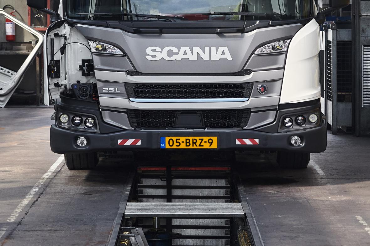 scania werkplaats elektrische truck