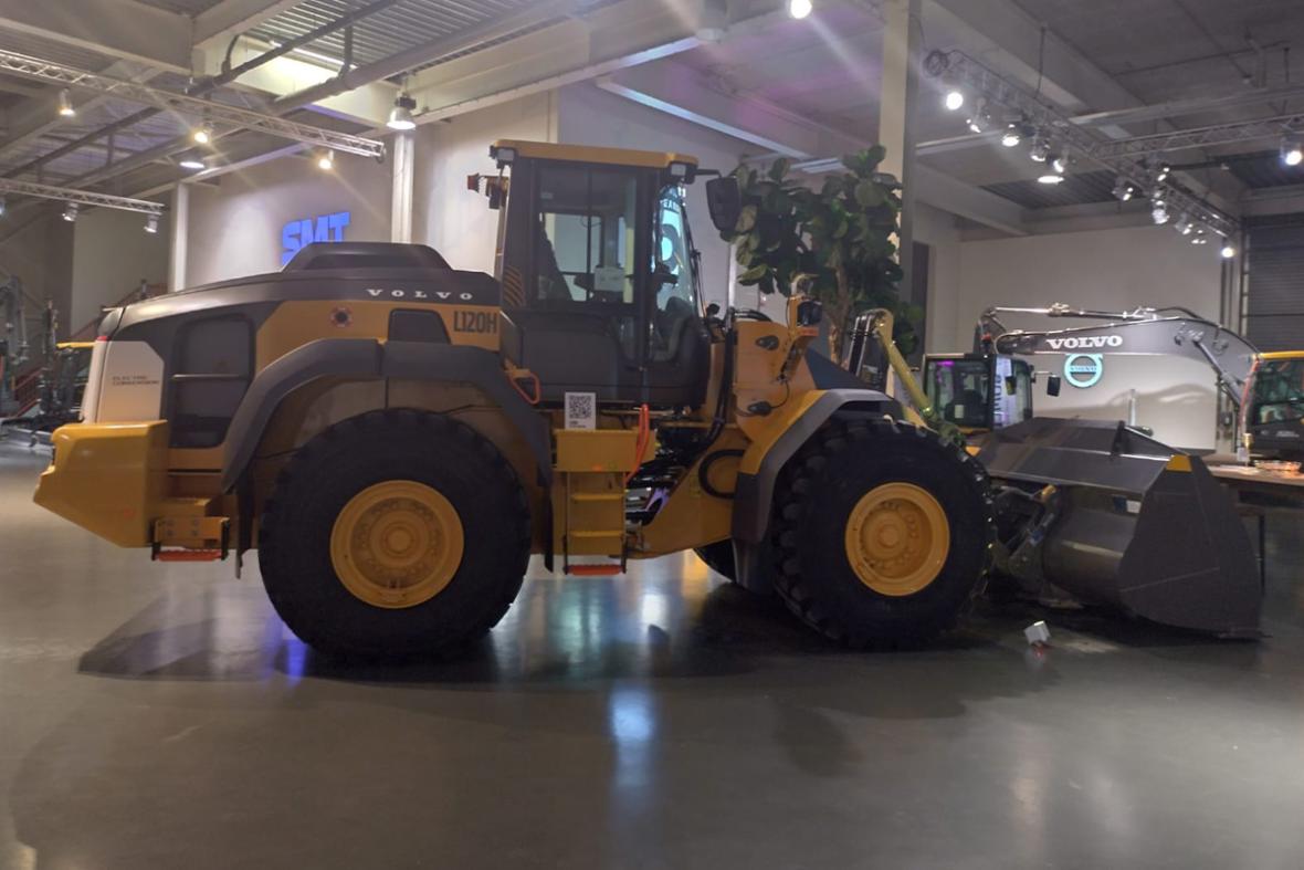 wiellader, shovel, volvo, elektrisch, L120H