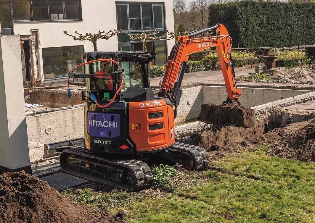 Hitachi ZX 55 U 6EB elektrische minigraafmachine