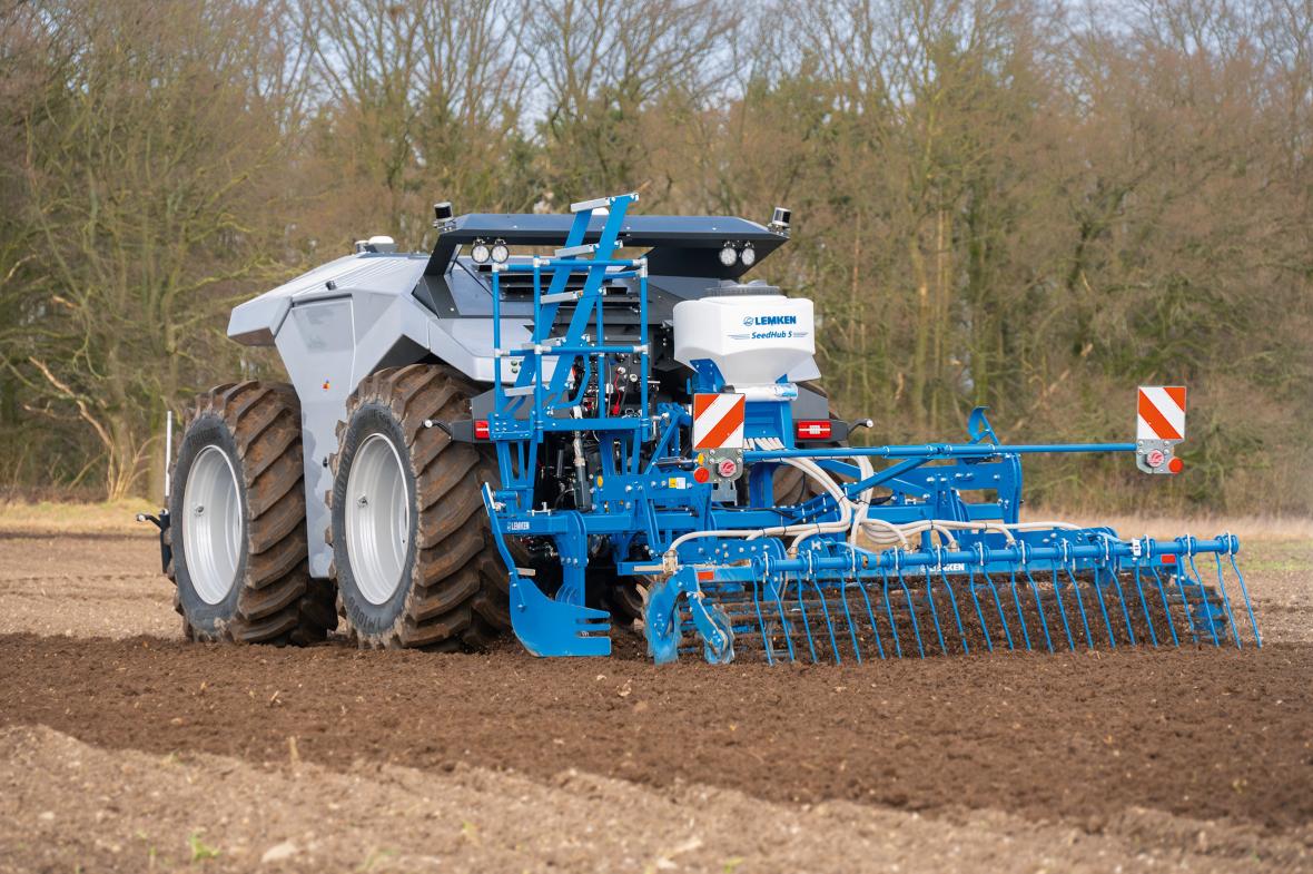 Krone en Lemken VTE autonome zelfrijder 