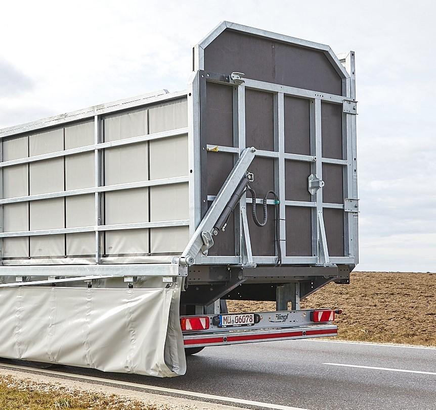 Fliegl, balentransport oplegger