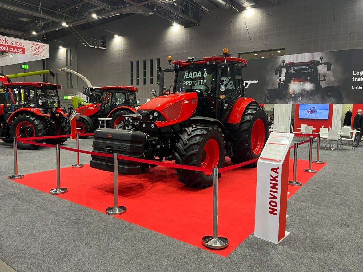 zetor 6 serie op TechAgro beurs Brno 