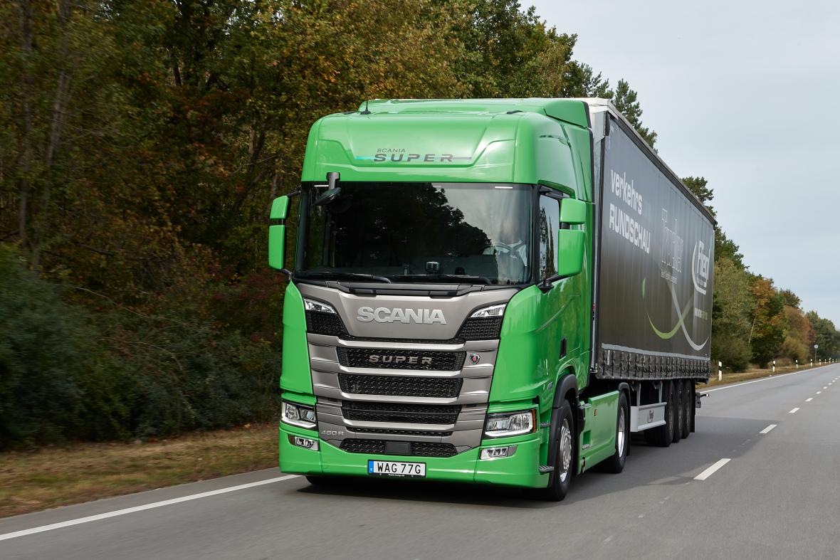 scania wint green truck award