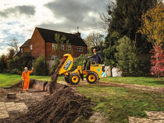 JCB elektrische sitedumper