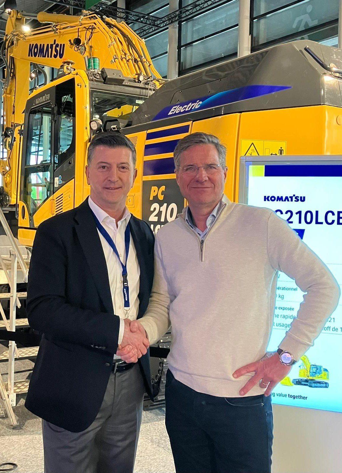 Komatsu van der spek