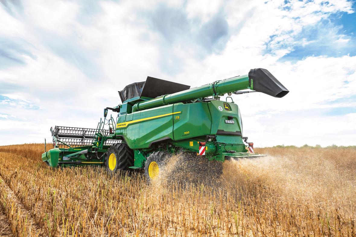 John Deere T5 en 6 maaidorsers