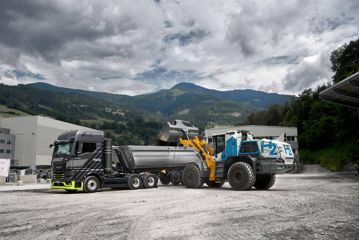 liebherr H2 wiellader