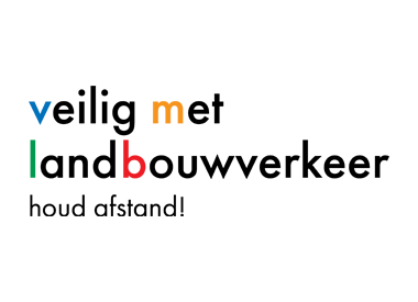 Logo veilig met landbouwverkeer