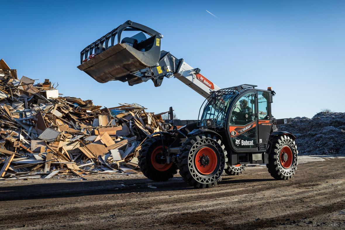 bobcat verreiker voor recycling 
