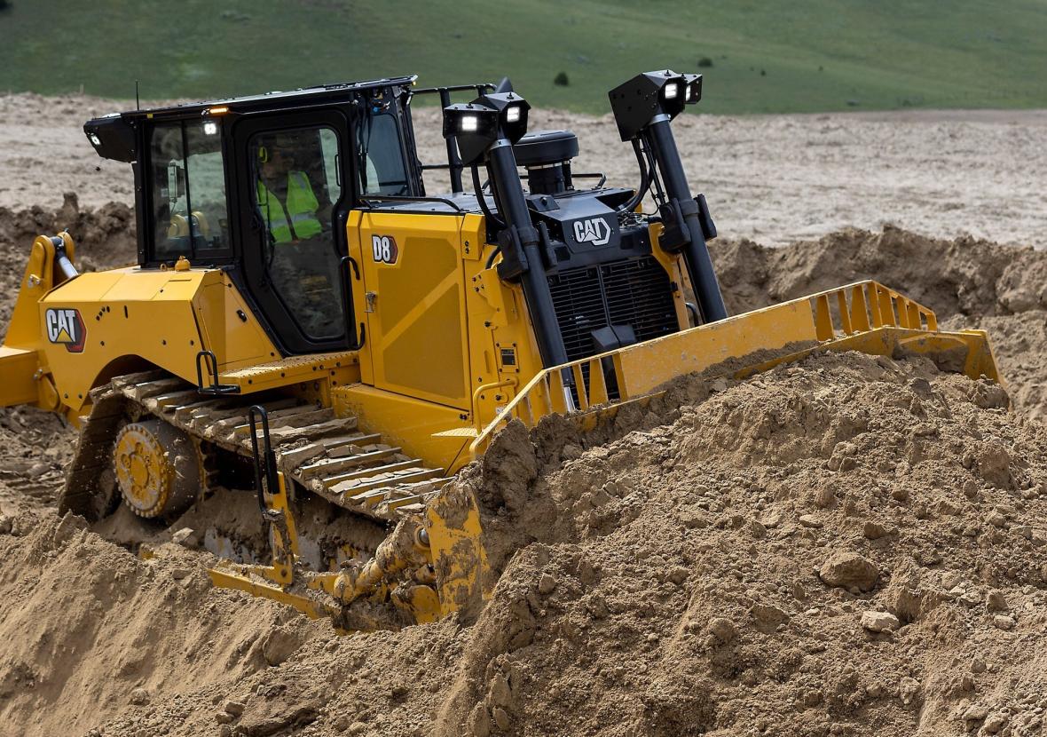Cat D8 bulldozer