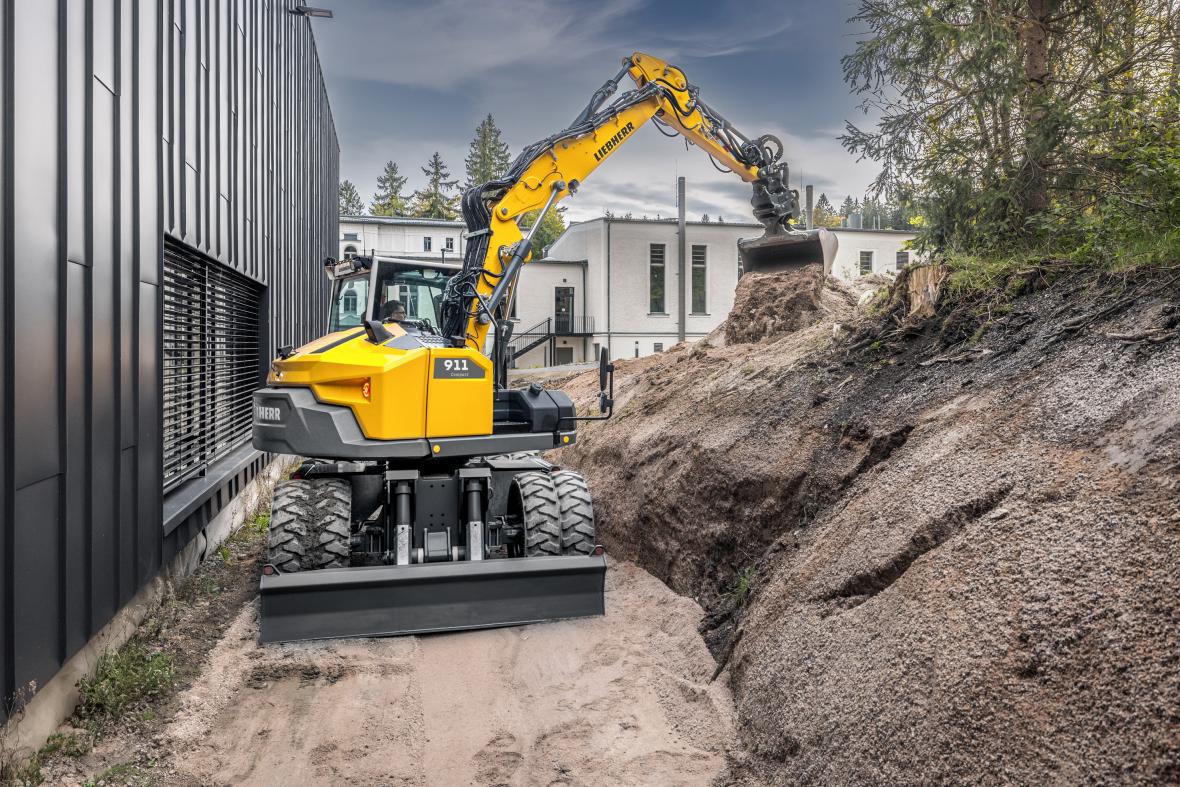 Liebeherr A911 mobiele graafmachine