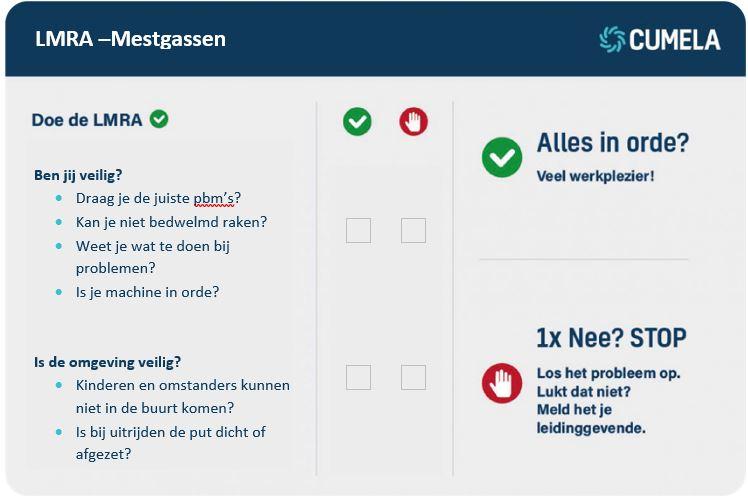 LMRA veilig mest uitrijden 