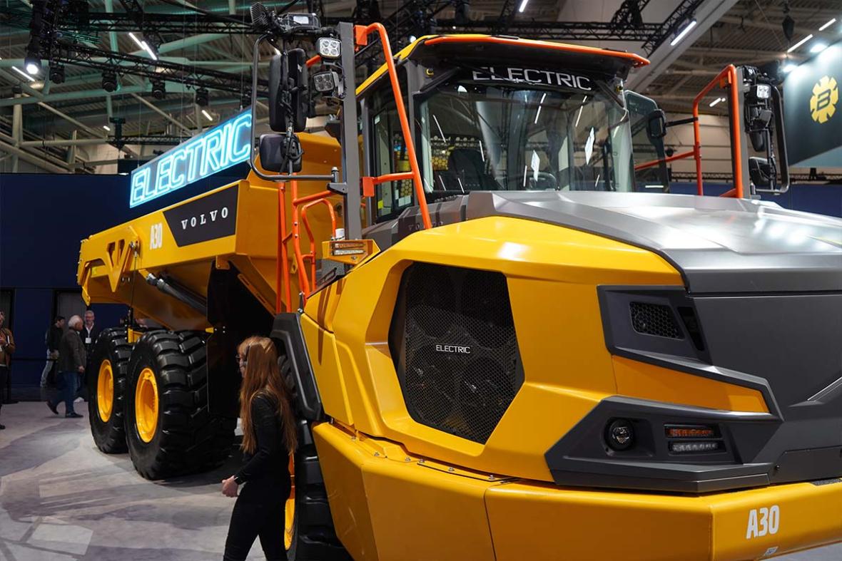 Bauma 2025 elektrische A30 Volvo knikdumper