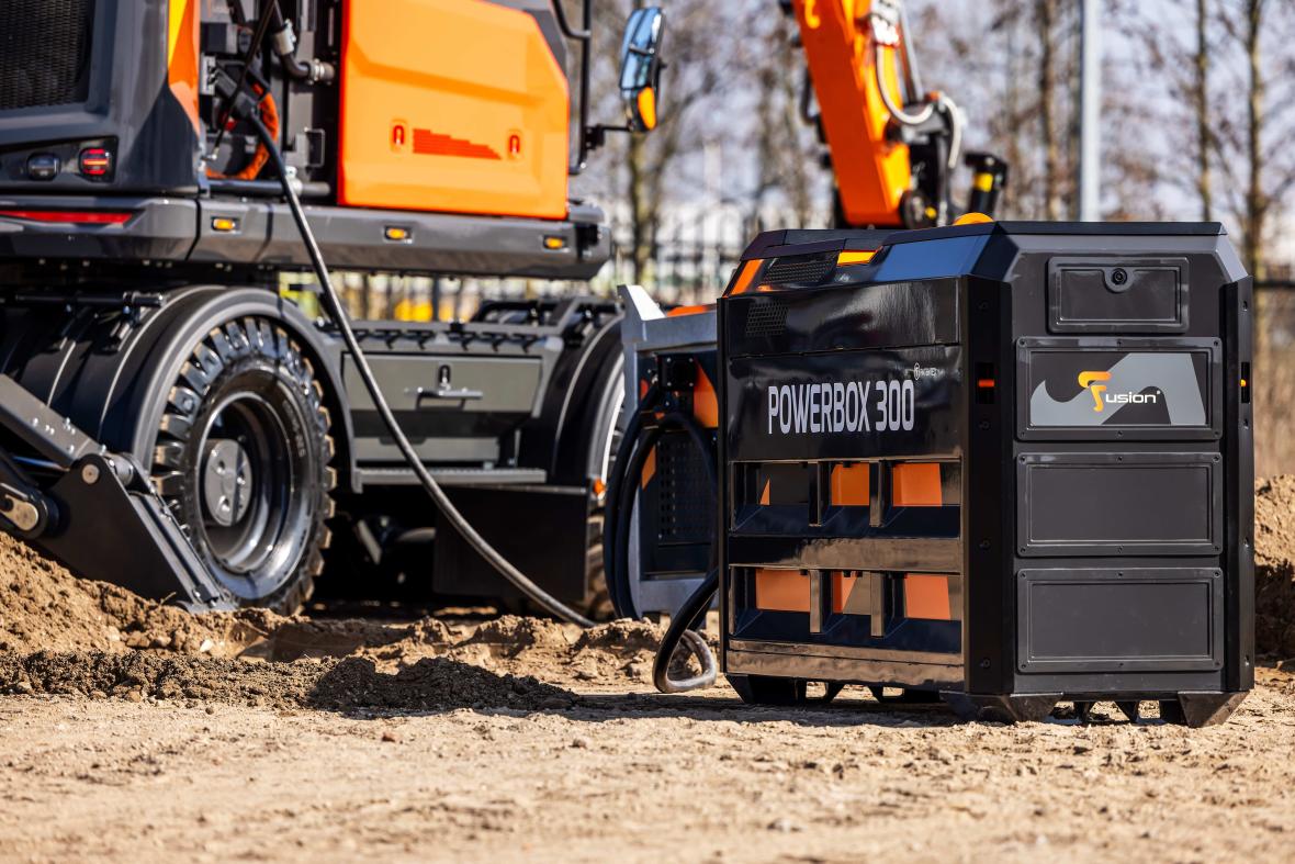 staad W17 mobiele elektrische graafmachine,