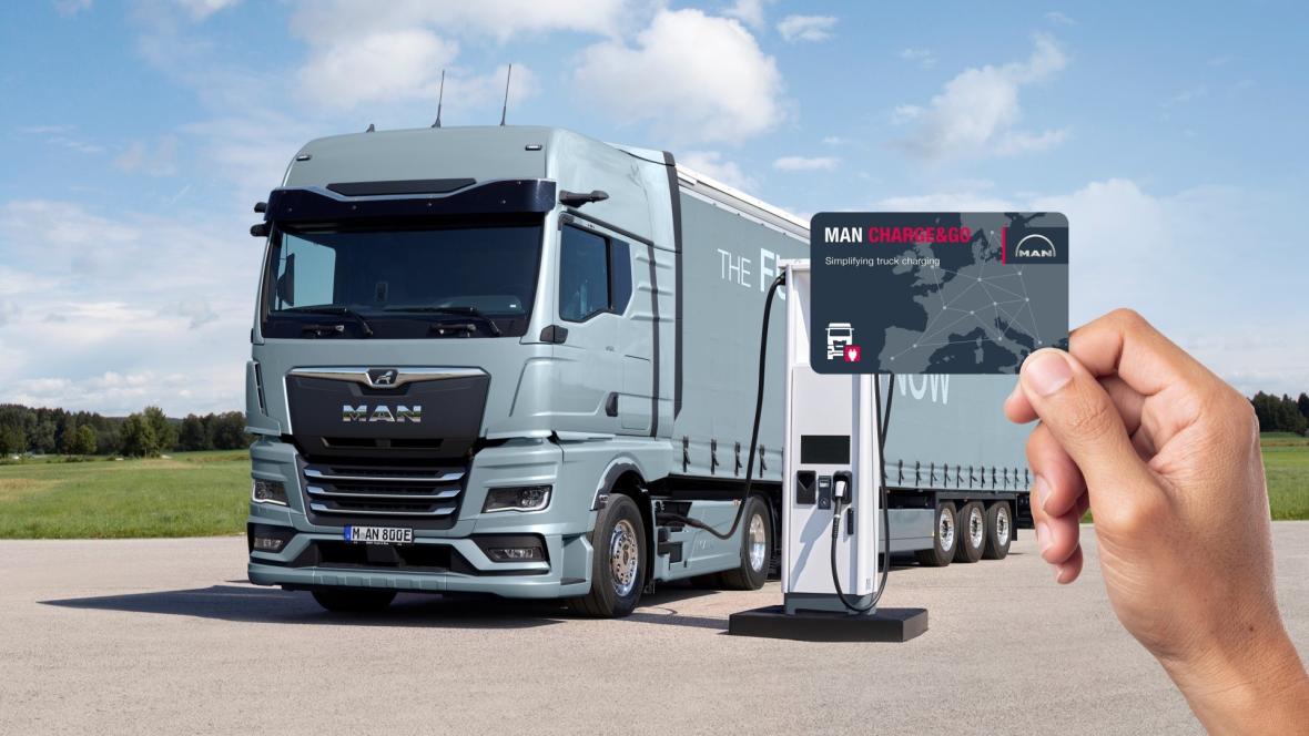 MAN pasje elektrisch bijladen