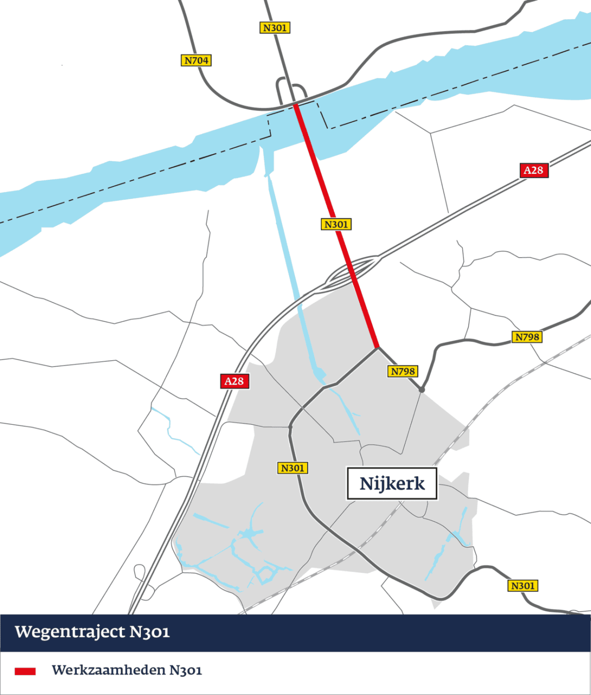 Omleiding Nijkerk-Flevoland