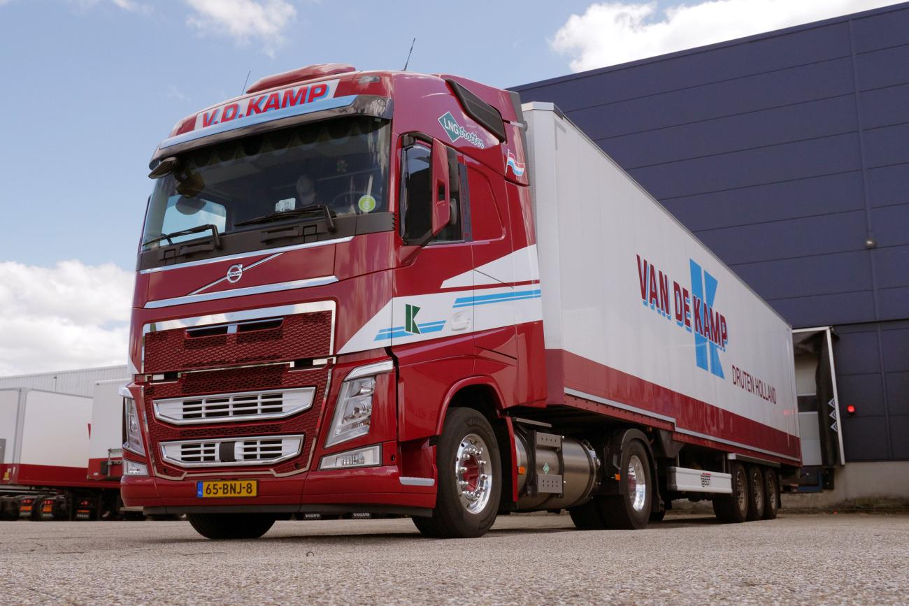 volvo truck op LNG 