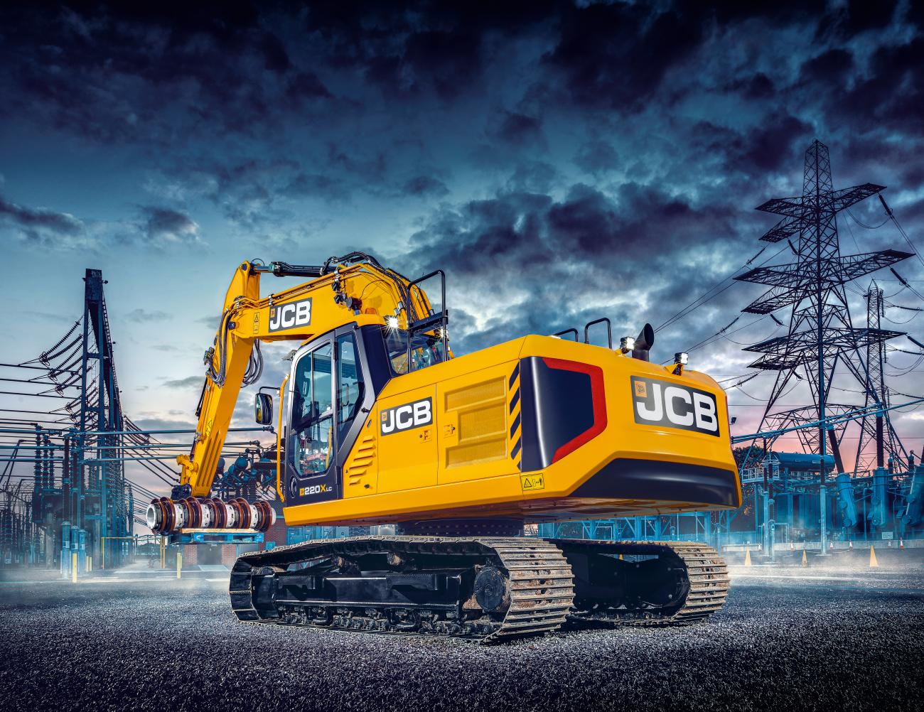JCB X serie 220 Stage V rupsgraafmachine
