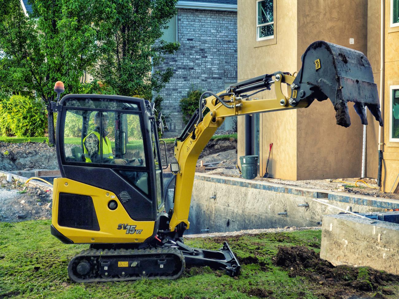yanmar SV15 minigraafmachine 