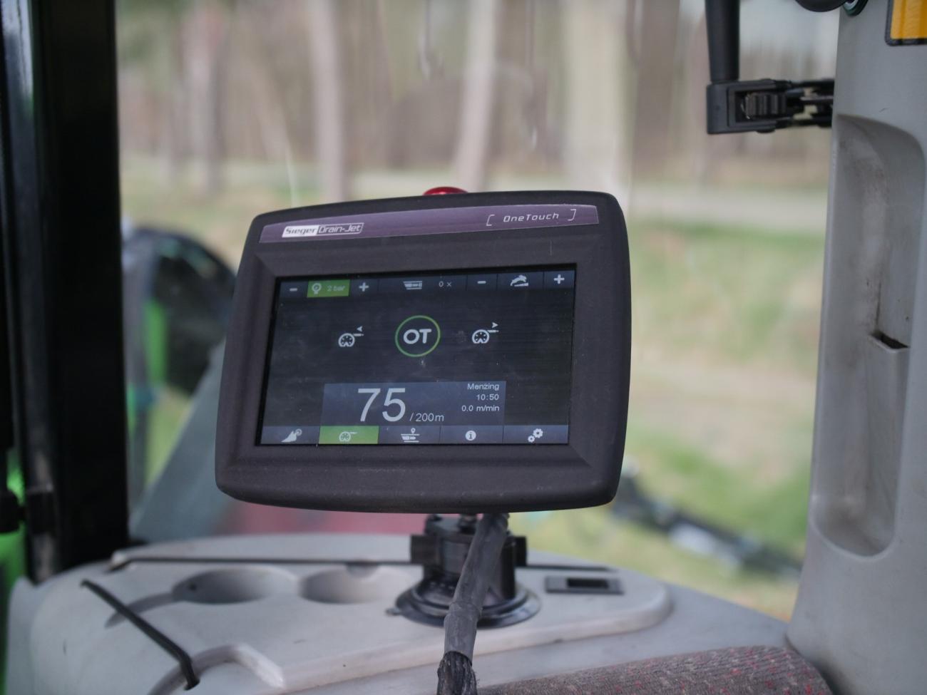 Sieger drainreiniger touchscreen