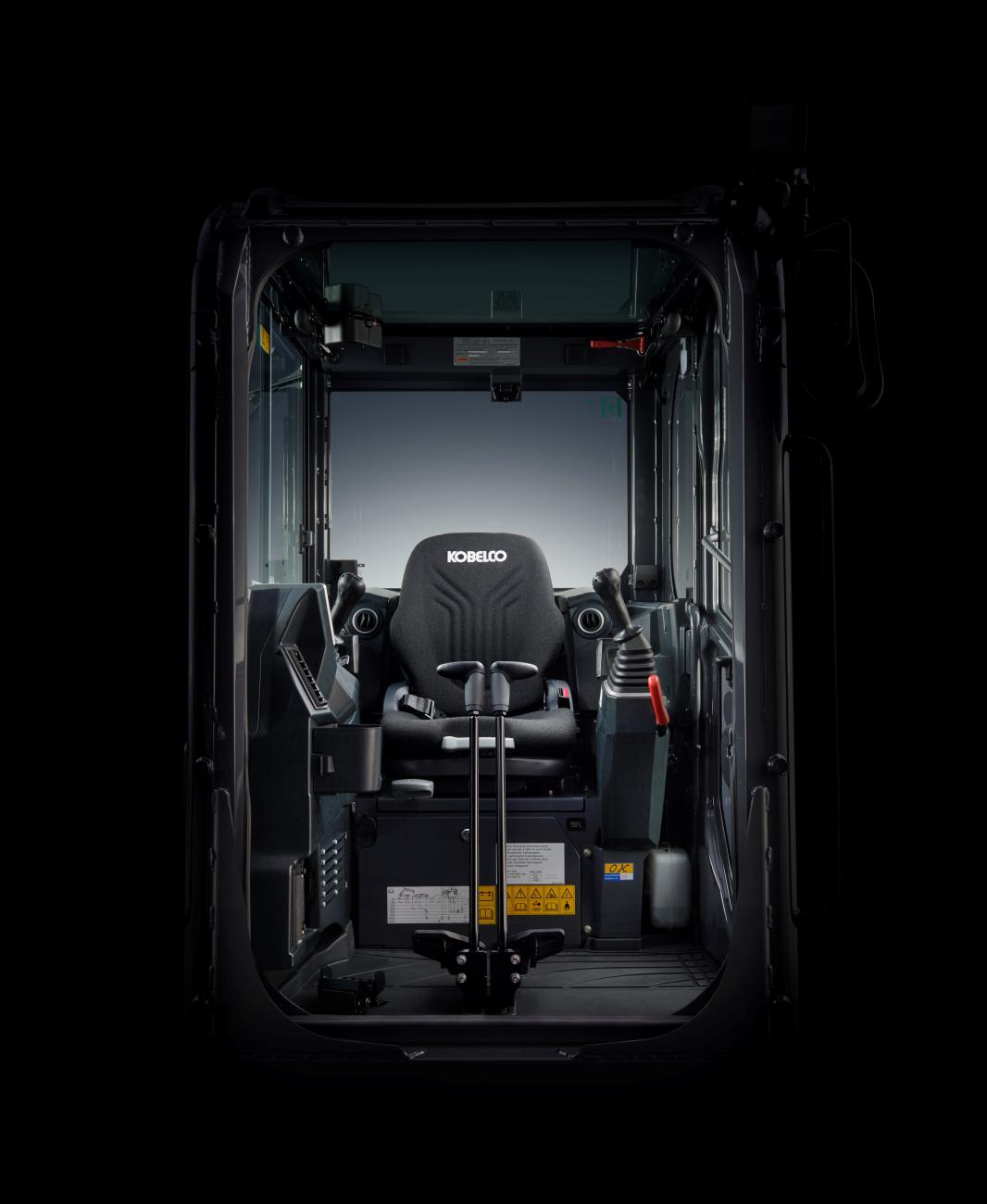 cabine kobelco minigraafmachine