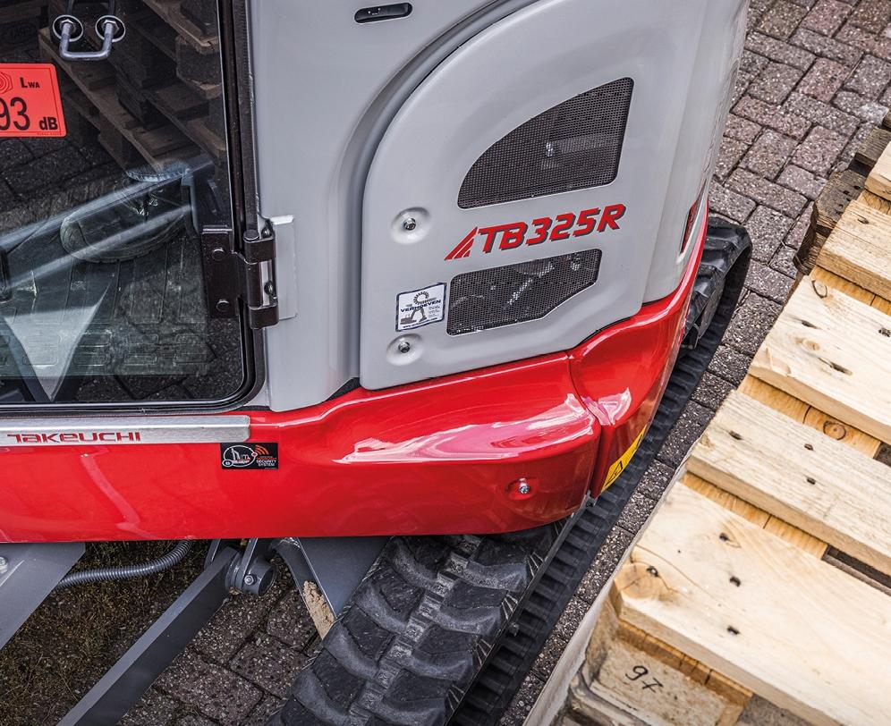 takeuchi TB 325 binnendraaier 