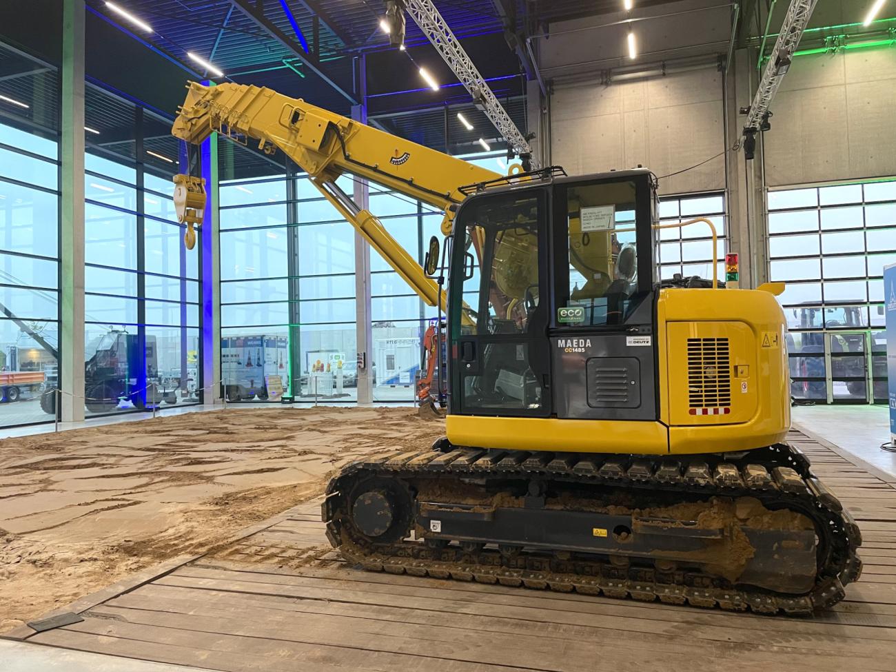 Maeda hijkraan met E Deutz aandrijving