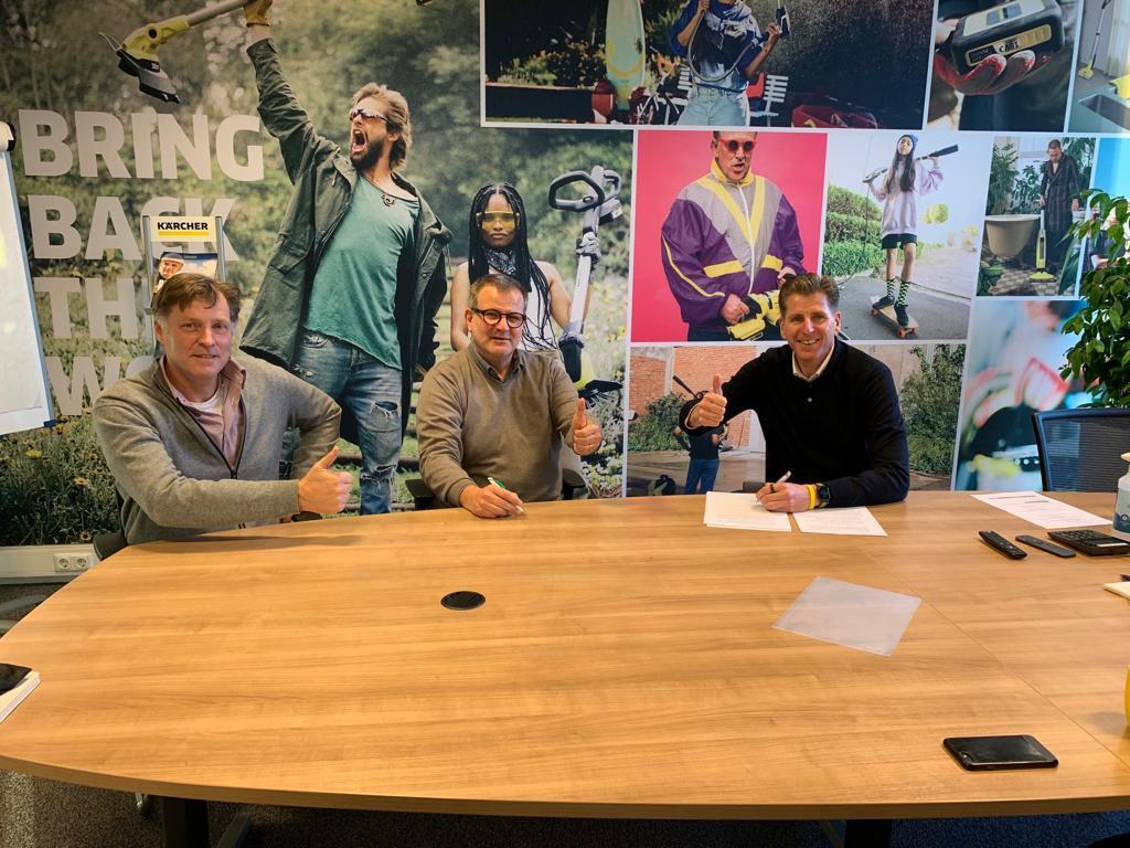 ondertekening overeenkomst Karcher en Mechan over Holder