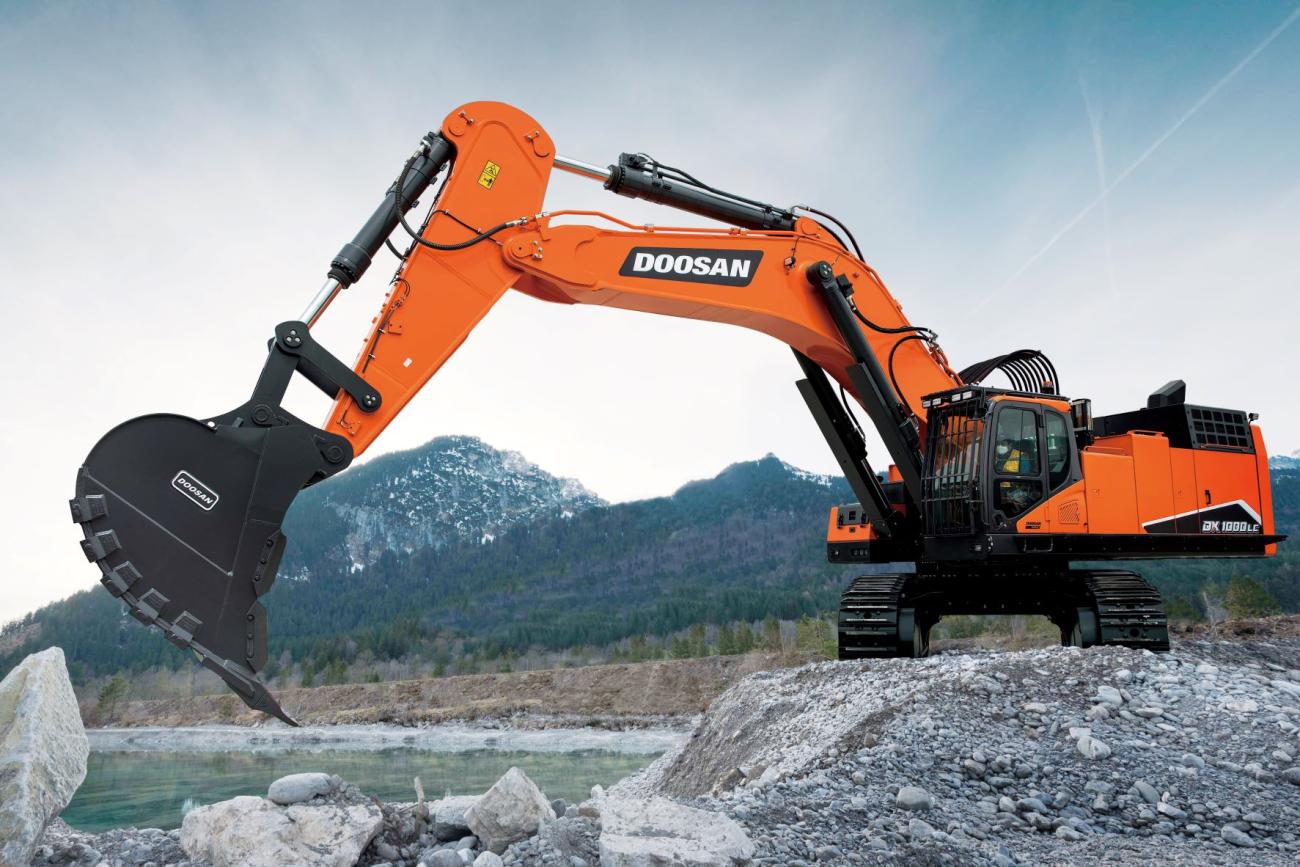Doosan 100 tons graafmachine 