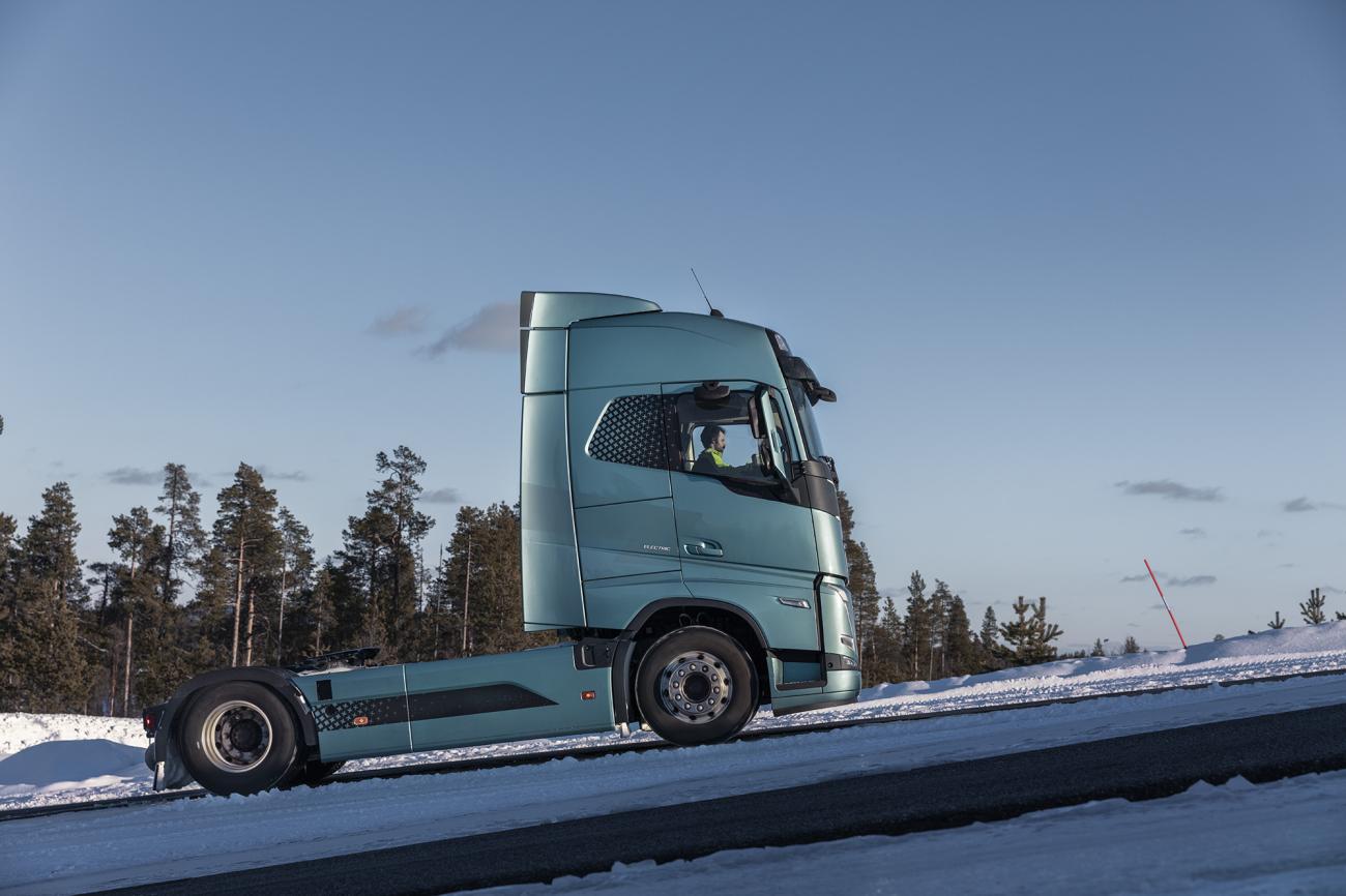 Volvo FH elektriche truck met active slip control 