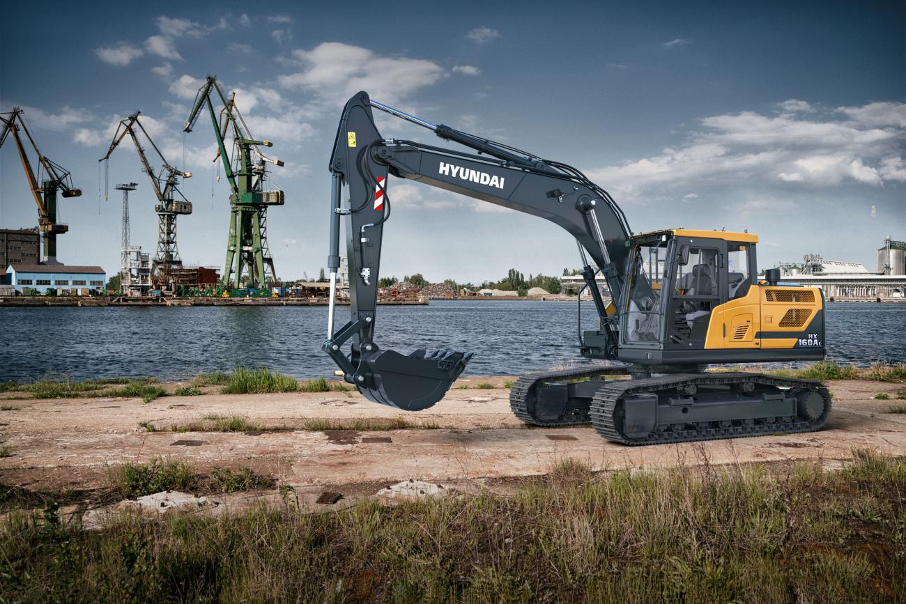 Hyundai HX160A stage V rupsgraafmachine