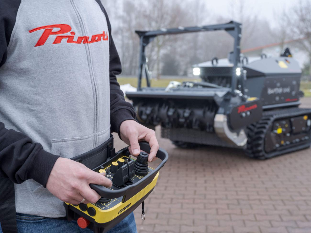 afstandsbediening Prinoth raptor