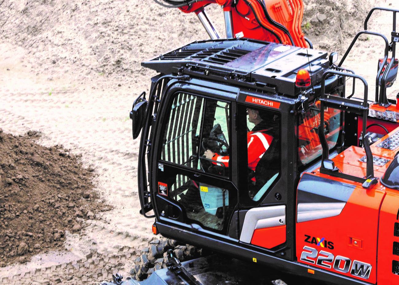 Hitachi ZX220W-7 cabine 