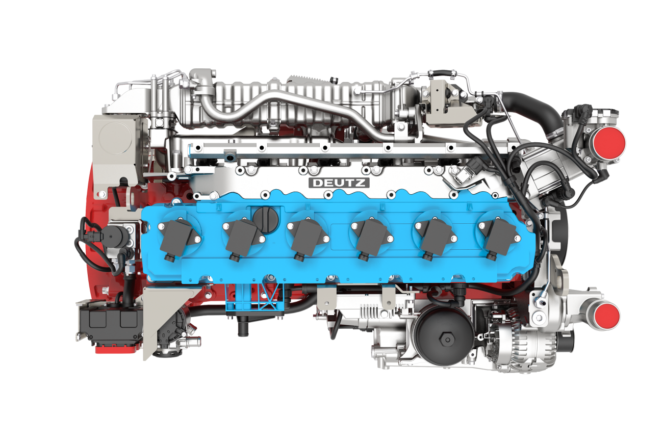Deutz waterstofmotor 