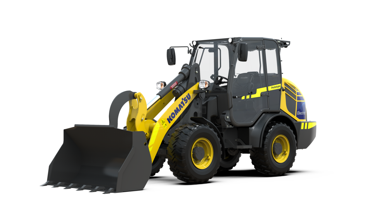 komatsu elktrische wiellader