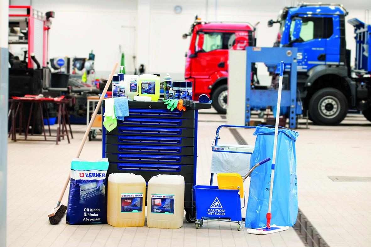 Berner biologisch reinigen werkplaats