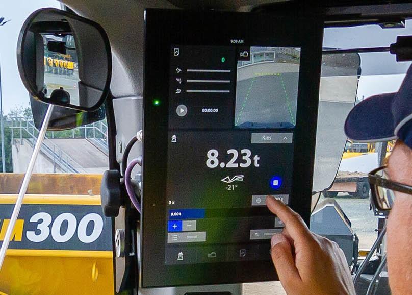 scherm Submonitor komatsu wiellader 