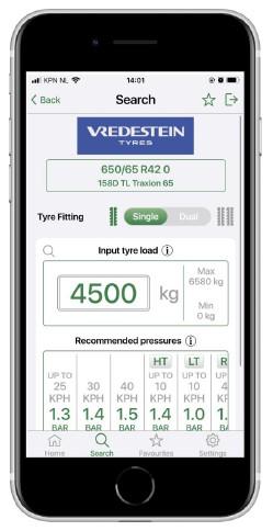 vredestein bandenspanningsapp 