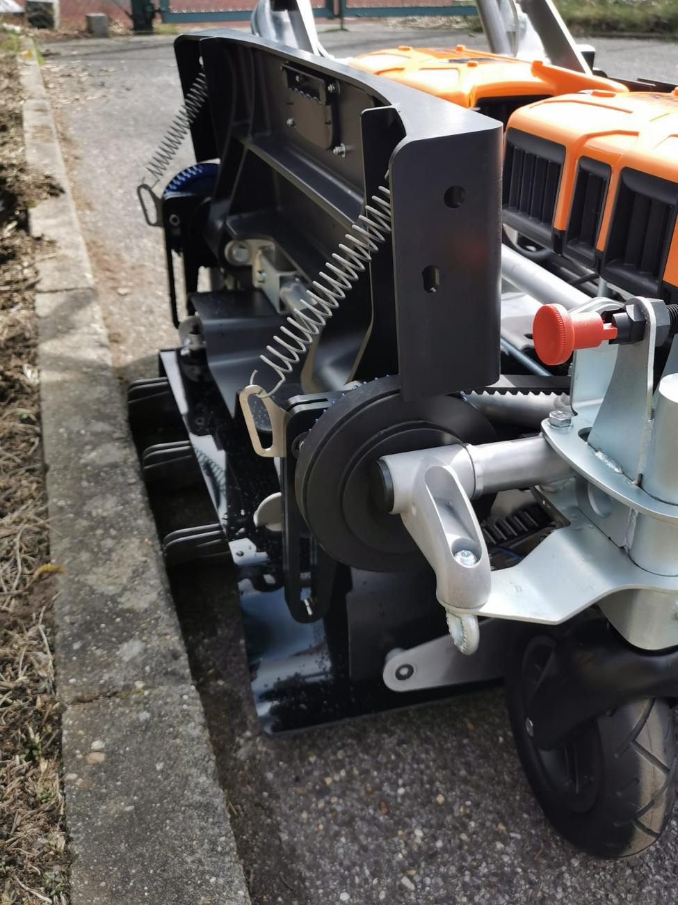 zasso walk behind elektrische onkruidbestrijding 