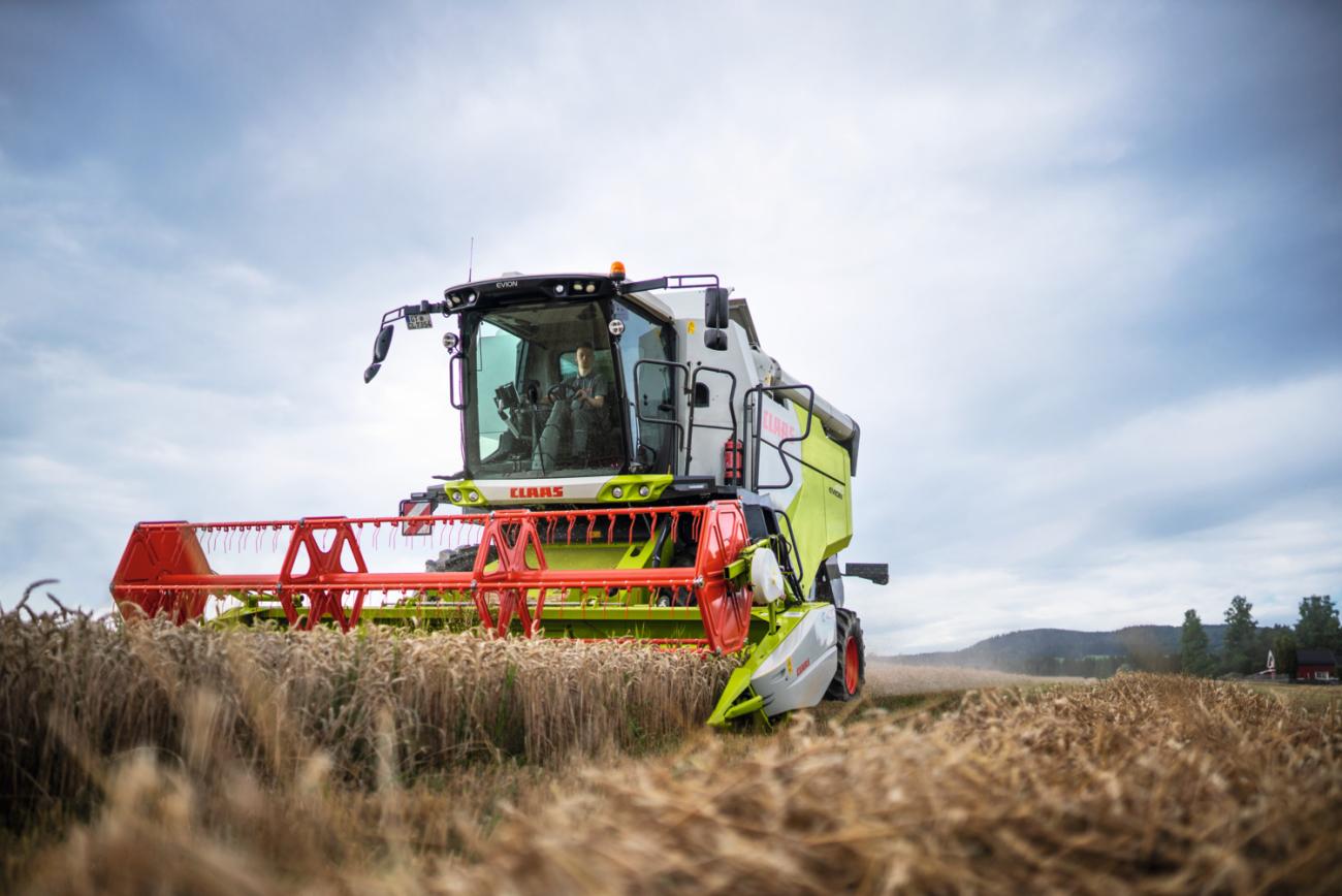 claas Evion maaidorser 