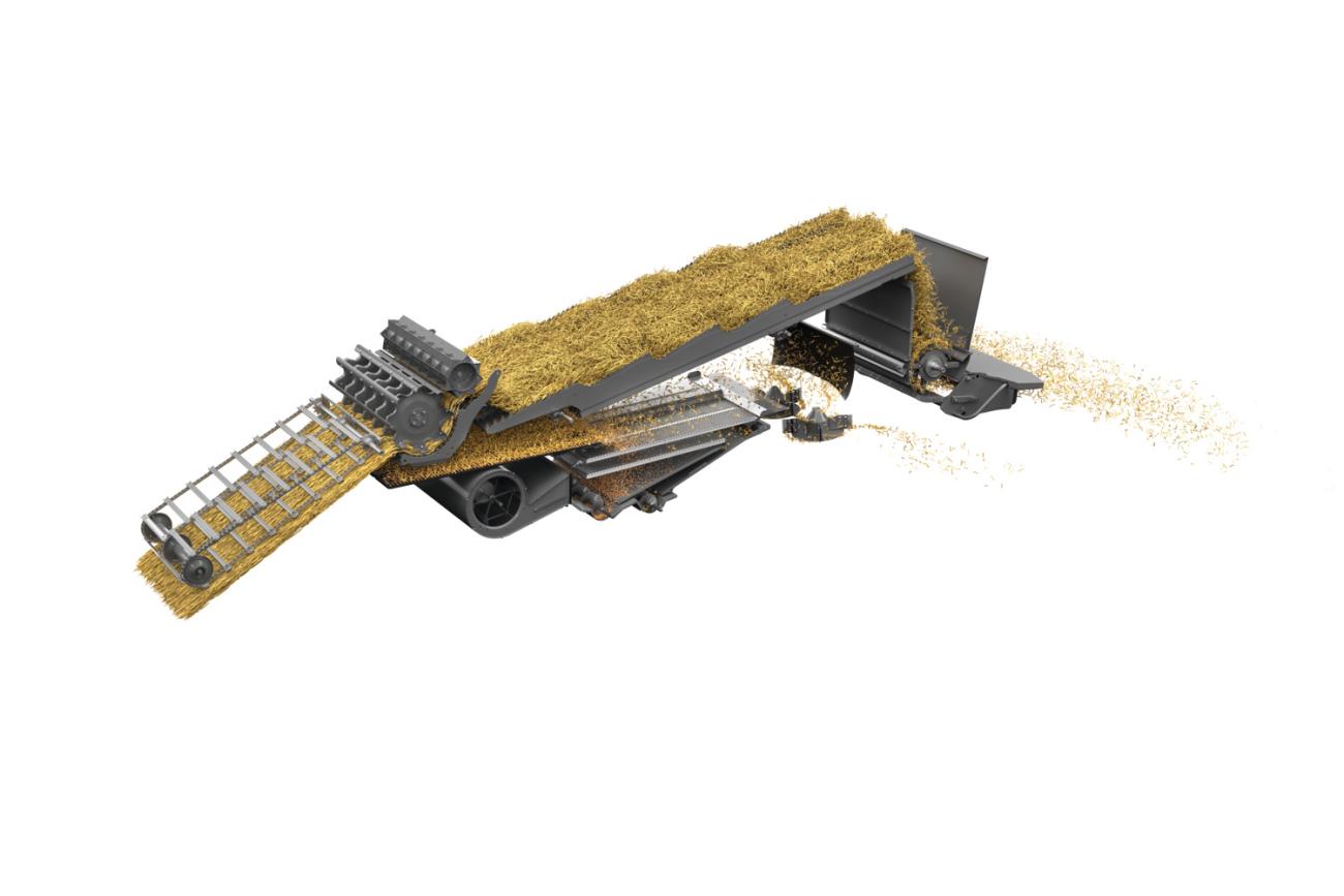 dorsysteem claas evion maaidorser