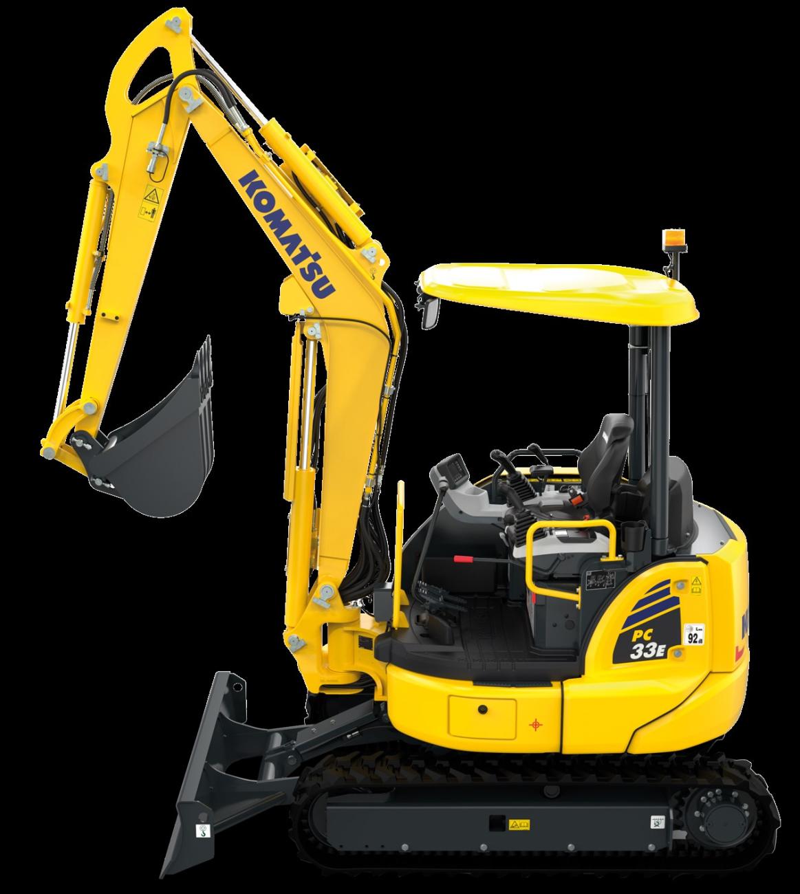 Komatsu elektrische minigraafmachine