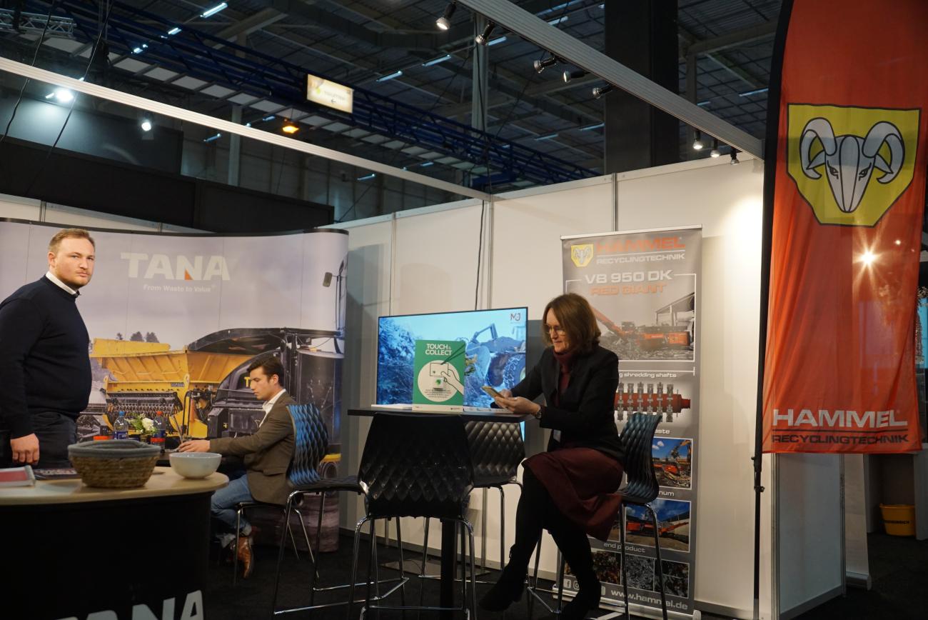 Hammel op recyclingbeurs Gorinchem 