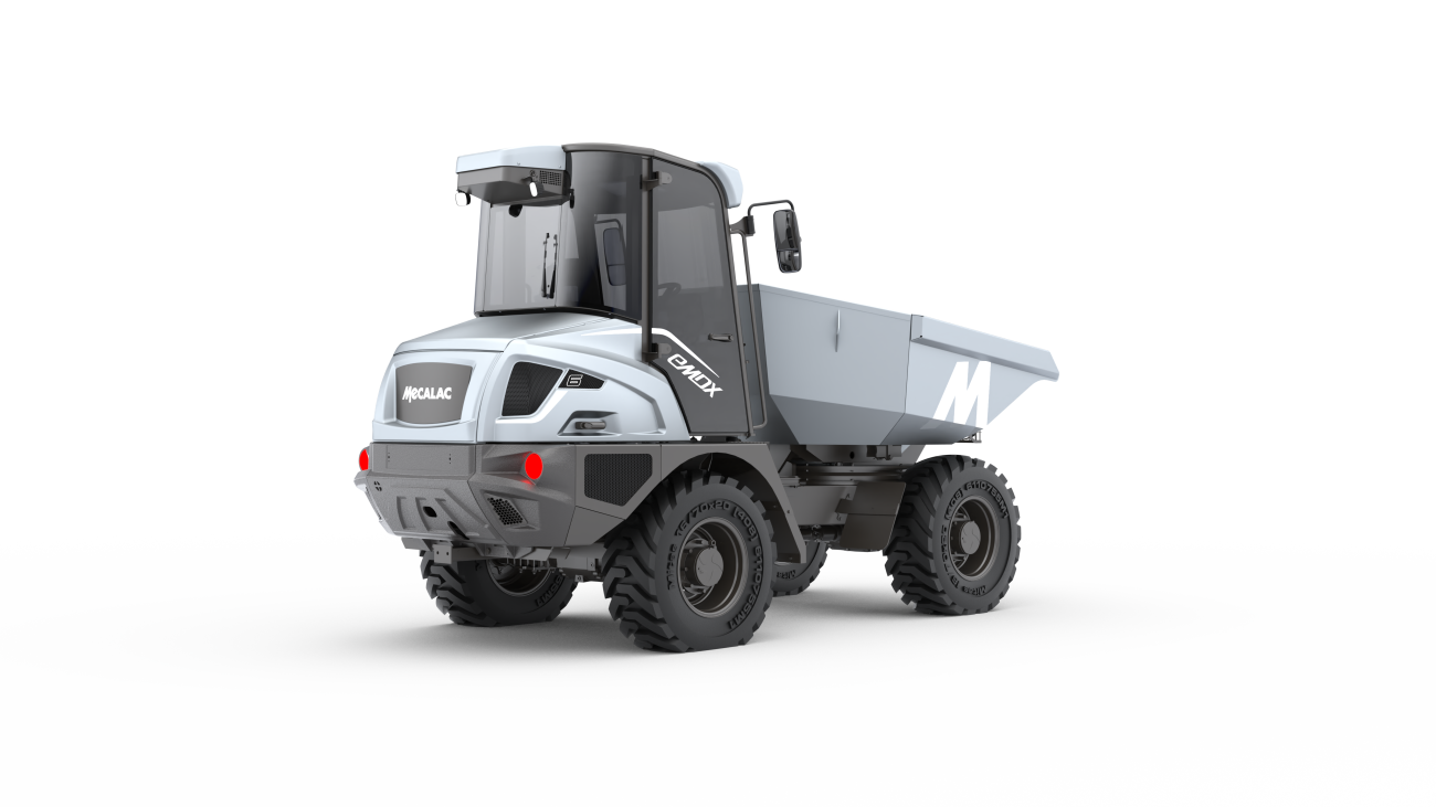 mecalac eMDX6 elektrische dumper