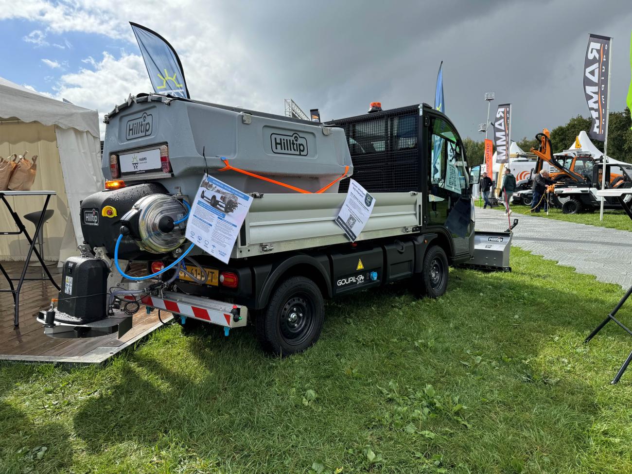 elektrische Goupil voor winterdienst 