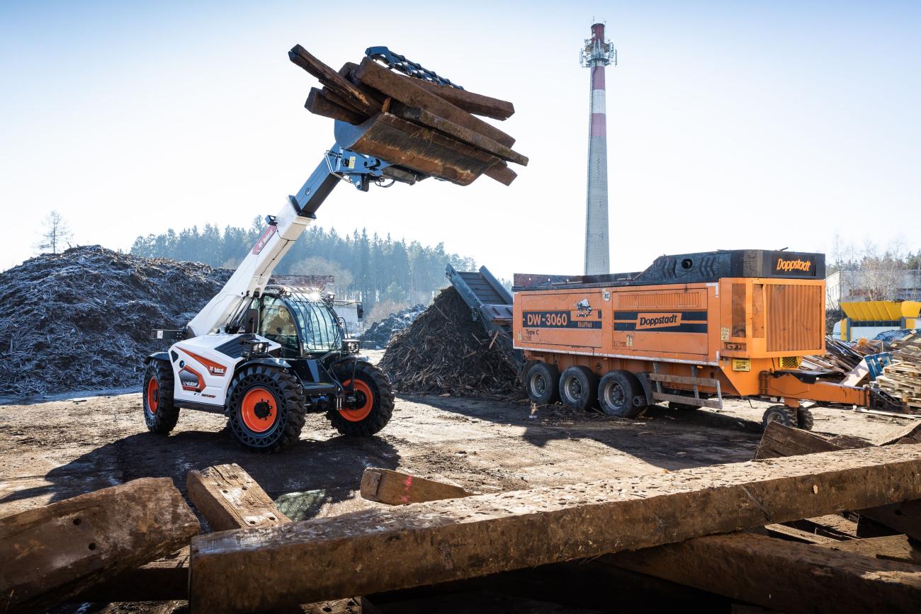 bobcat verreiker voor recycling
