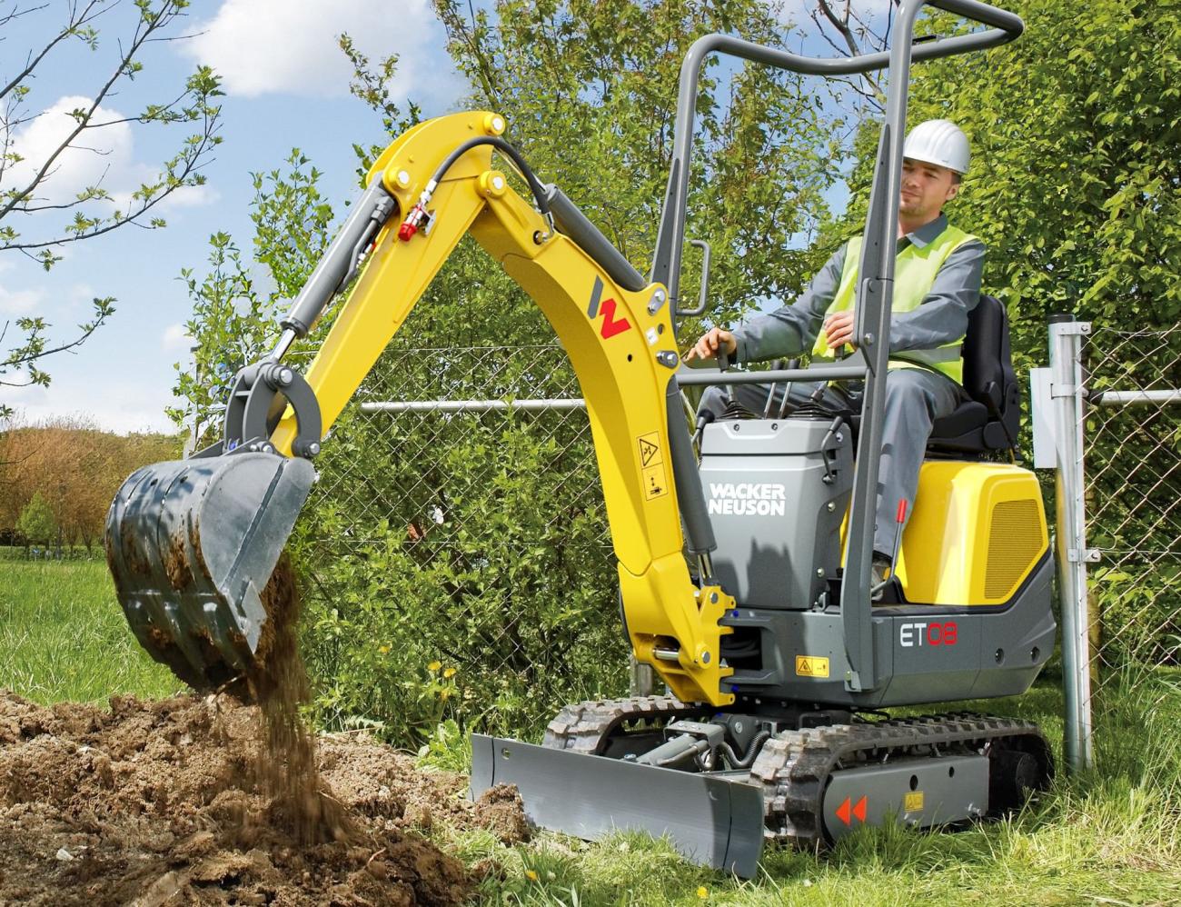 wacker neuson ET08e minigraafmachine