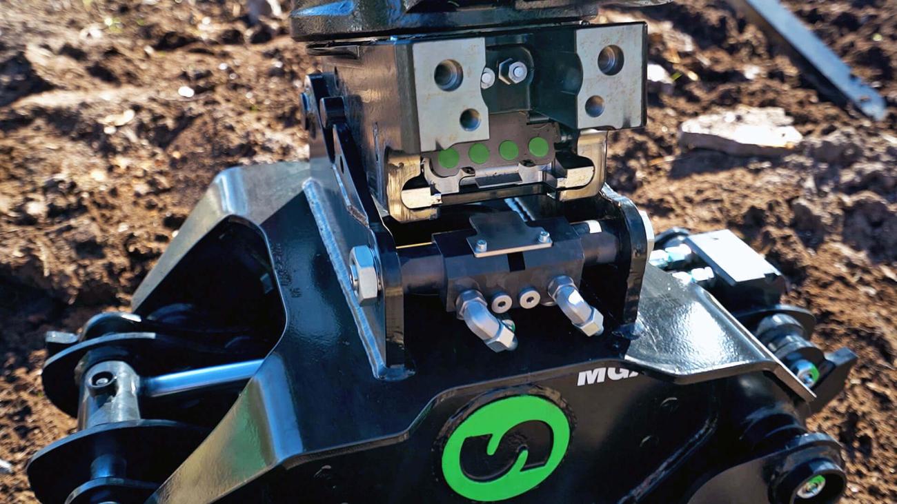 Steelwrist SQ 40 snelkoppeling draaikantelstuk 