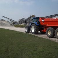 Tractor zandhoop